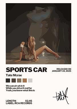 Tate Mcrae Sports Car Album