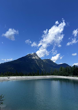 Mountain Lake Landscape