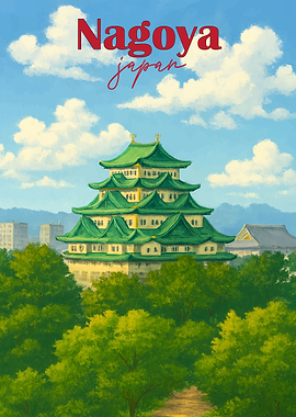 Nagoya Japan Castle Art