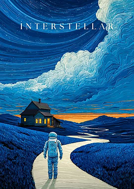 Interstellar Movie Poster Art