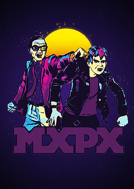 MxPx Band Retro Art