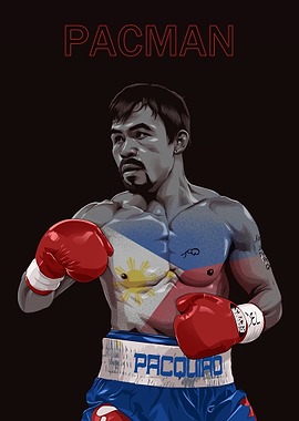 Manny Pacquiao Boxing Portrait