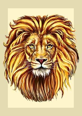 Majestic Lion Portrait
