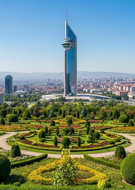 Atakule Tower and Garden, Ankara