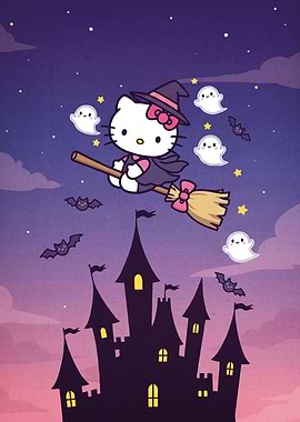 Bear Cute Halloween Witch