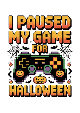 Paused Game for Halloween