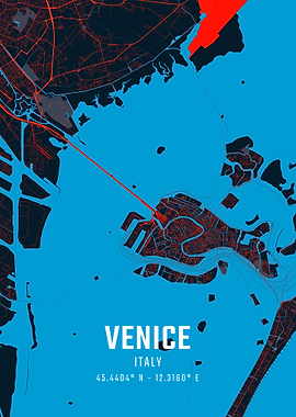 Venice City Map