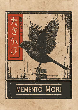 Memento Mori Bird Art