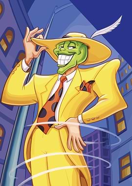 The Green Mask Portrait