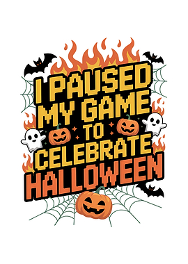 Paused Game Halloween