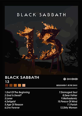 Black Sabbath '13' Album Cover Art