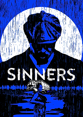 Sinners: Moody, Noir-Style Poster Art