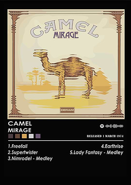 Camel Mirage album cover art