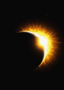 Solar Eclipse in Space
