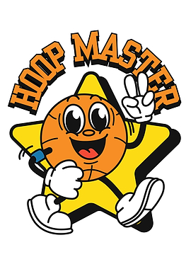 Hoop Master Cartoon Basketball Star