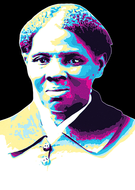 Harriet Tubman Pop Art Portrait