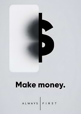 Make Money: Minimalist Financial Concept