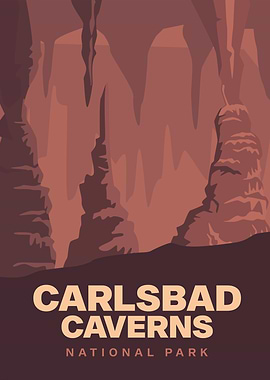 Carlsbad Caverns National Park Poster