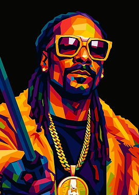 Snoop Dogg Wpap Art