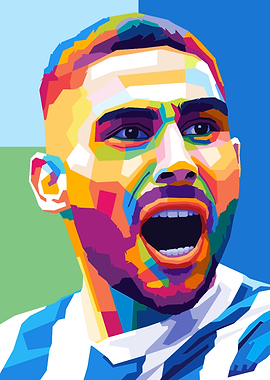 Neal Maupay Pop Art