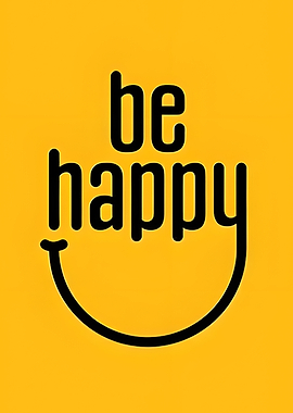 Be Happy Smiley Face