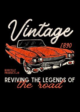 Vintage Car Illustration