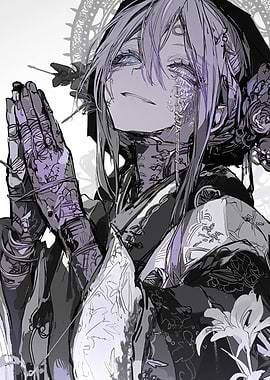 Anime Character with Intricate Details