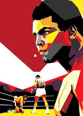 Muhammad Ali Boxing Art