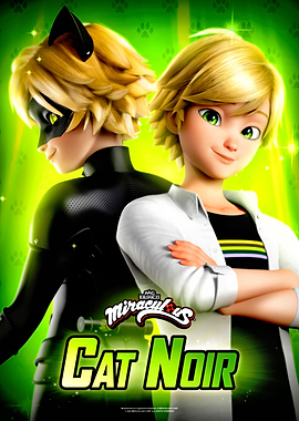 Miraculous: Cat Noir and Adrien Agreste