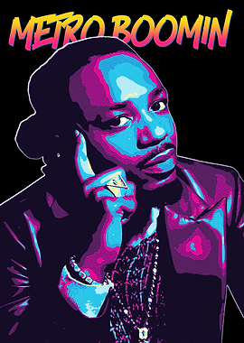 Metro Boomin Pop Art Portrait