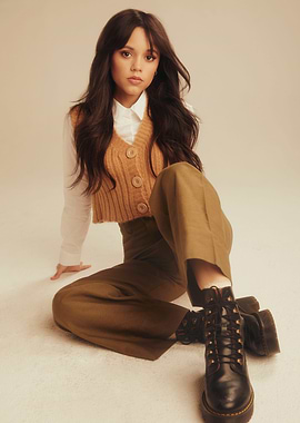 Jenna Ortega Portrait in Casual Outfit