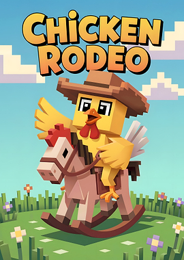 Chicken Rodeo Game Art