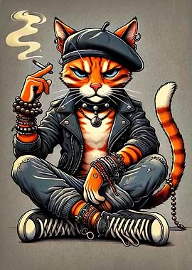 Cool Cat with Attitude