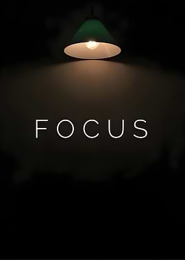 Focus: Lamp and Text