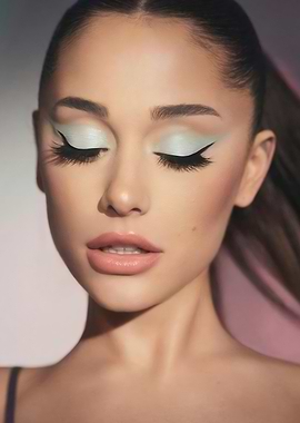 Ariana Grande Makeup Close-Up