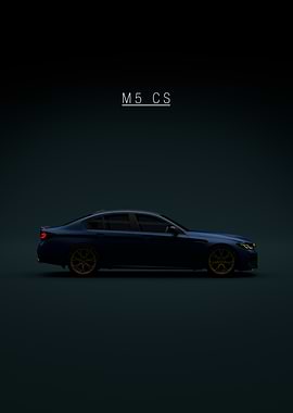BMW M5 CS Dark Blue