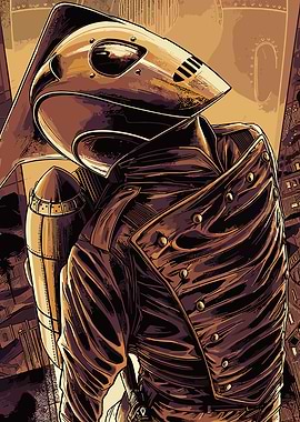 The Rocketeer Illustration