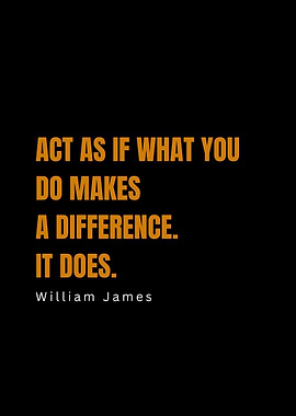 Inspirational Quote by William James