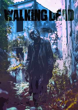 The Walking Dead Zombie Illustration