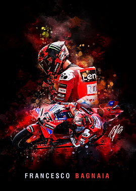 Francesco Bagnaia MotoGP Art