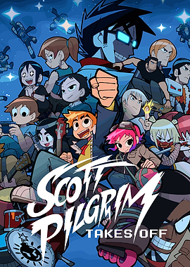 Scott Pilgrim Takes Off Poster