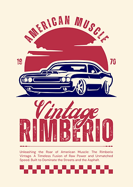 American Muscle Vintage Rimberio Car