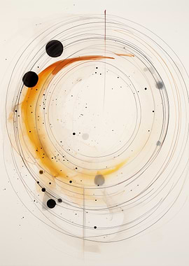 Abstract Circles and Dots