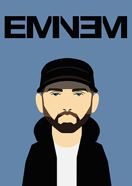 Eminem Minimalist Portrait
