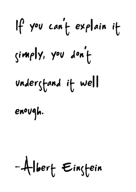 Einstein Quote: Explain it Simply
