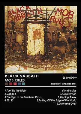 Black Sabbath - Mob Rules Album Cover