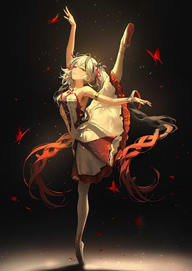 Ballerina in Elegant Pose