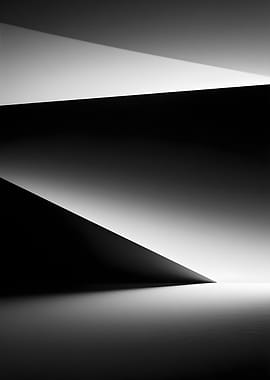 Abstract Black and White Light