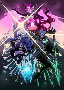 Undertale characters poster