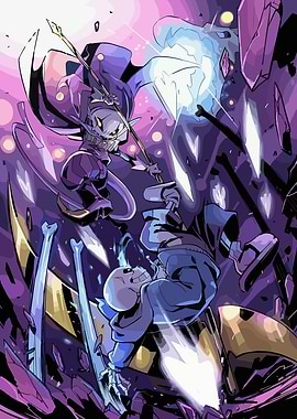 Undertale Battle Scene Digital Art